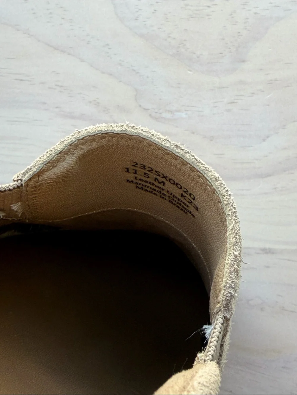 Section X Men's Slip-On Suede Loafers in Light Taupe